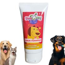 Creme Dental Gel Morango Dog 70g Cachorro Cães Pet Oferta