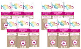 Creme Dental Hello Unicorn Sparkle com Flúor para Crianças 120 ml