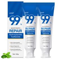 Creme dental Hydroxyapatite WhiteBluetooth 2PC Enamel Protection