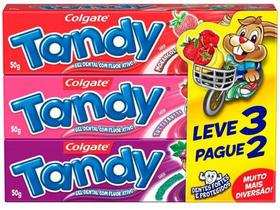 Creme Dental Infantil Colgate Tandy 50g - 3 Unidades