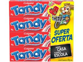 Creme Dental Infantil Colgate Tandy 50g 4 Unidades