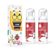 Creme Dental Infantil SHNOKER com Sabor Morango - 60ml (2 Unidades)