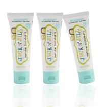 Creme Dental Jack N' Jill Milkshake Sem Flúor 50g Pacote com 3