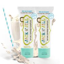 Creme Dental Jack N' Jill Sabor Milkshake Sem Flúor 50g x2 Creme Dental Jack N' Jill Sabor Milkshake Sem Flúor 50g x2