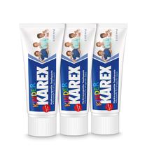 Creme Dental Karex Kinder com Hidroxiapatita - 68ml (Pacote com 3) Creme Dental Karex Kinder com Hidroxiapatita - 68ml (Pacote com 3)