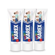 Creme Dental Karex Kinder com Hidroxiapatita - 68ml (Pacote com 3)