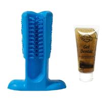 Creme Dental Mais Dog Chocolate + Escova Mordedora