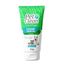 Creme Dental Menta Cães e Gatos Pet Clean 60g