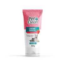 Creme Dental Morango Para Cães E Gatos 60g Pet Clean