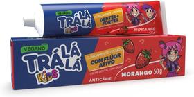 Creme Dental Morango, Tra La La Kids, Vermelho, 50 G