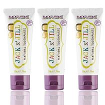 Creme Dental Natural Jack N' Jill para Crianças Sem Flúor 50g Kit com 3 Creme Dental Natural Jack N' Jill para Crianças Sem Flúor 50g Kit com 3