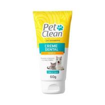 Creme Dental Neutro para Cães e Gatos Pet Clean 60g