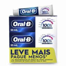 Creme Dental Oral-B 100% com Flúor com 3 Unidades de 70g cada Creme Dental Oral-B 100% com Flúor com 3 Unidades de 70g cada
