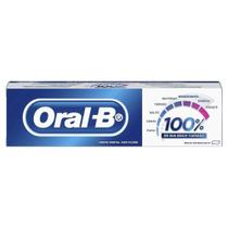 Creme Dental Oral-B 100% com Flúor Menta Refrescante 70g - Oral B
