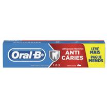 Creme Dental Oral-B 123 Anticáries Menta Suave 150g