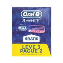 Creme Dental Oral B 3D White 3 Unidades De 70G Creme Dental Oral B 3D White 3 Unidades De 70G