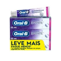 Creme Dental Oral-B 3D White Leve Mais Por Menos 3 Unidades com 70g Creme Dental Oral-B 3D White Leve Mais Por Menos 3 Unidades com 70g