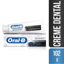 Creme Dental Oral-B 3D White Mineral Clean 102g - Oral b