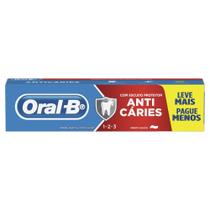 Creme Dental Oral B Anticarie 123 Menta Suave 150g Creme Dental Oral B Anticarie 123 Menta Suave 150g