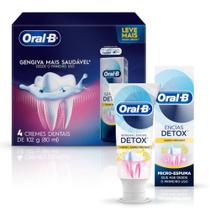 Creme Dental Oral-B Detox Anti-Tártaro 4 un de 102g