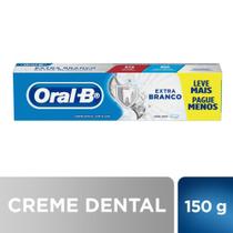 Creme Dental Oral-B Extra Branco Clareador Leve Mais Pague Menos 150g
