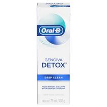 Creme Dental Oral-B Gengiva Detox Deep Clean 102g Creme Dental Oral-B Gengiva Detox Deep Clean 102g