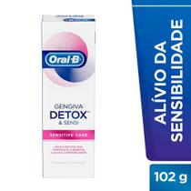 Creme Dental Oral B Gengiva Detox Sensitive Care 102g