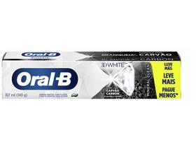Creme Dental Oral-B Mineral Clean Com Carvão - 3D White 140g