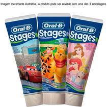 Creme Dental Oral-B Stages Infantil Sabores 100g