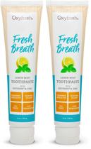 Creme Dental Oxyfresh Sabor Limão e Hortelã 142g Pacote com 2