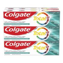 Creme Dental Para Branqueamento Colgate Total 12 Whitening & Advanced Fresh 90g