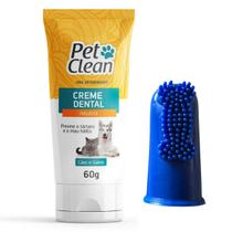 Creme Dental para Cachorros e Gatos Pet Clean Acompanha Dedeira