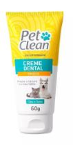 Creme Dental Para Cães E Gatos 60g Contra Mau Hálito Neutro - Pet Clean