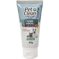 Creme Dental Pasta de Dente Para Cachorro Gato Evita Mau Hálito Pet Clean Sabor Tutti Frutti