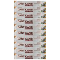 Creme Dental Patanjali Dant Kanti Natural 100g Pacote com 10