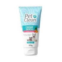 Creme Dental Sabor Tutti-Frutti para Cães e Gatos Pet Clean 60g