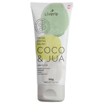 Creme dental salino sem fluor coco e jua 90g - livere - Lívere