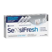 Creme Dental Sensifresh Branqueador 3 X 90 g