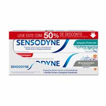Creme Dental Sensodyne Limpeza Profunda+Branqueador Extra Fresh 90g