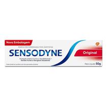 Creme Dental Sensodyne Original para Dentes Sensíveis 50g Creme Dental Sensodyne Original para Dentes Sensíveis 50g