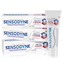 Creme Dental Sensodyne Sensitivity & Gum Whitening - 3 Unidades de 100ml Creme Dental Sensodyne Sensitivity & Gum Whitening - 3 Unidades de 100ml