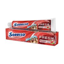 Creme Dental Sorriso Fresh Menthol Impact 90g - Embalagem com 12 Unidades Creme Dental Sorriso Fresh Menthol Impact 90g - Embalagem com 12 Unidades