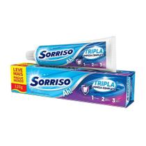 Creme Dental Sorriso Tripla Limpeza Completa 120g - Embalagem com 12 Unidades Creme Dental Sorriso Tripla Limpeza Completa 120g - Embalagem com 12 Unidades