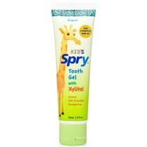 Creme dental Spry Natural Xilitol para bebês, crianças pequenas e crianças 85mL