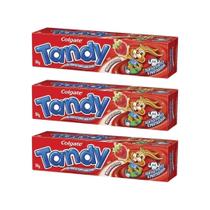 Creme Dental Tandy 50G Morango - Kit Com 3Un