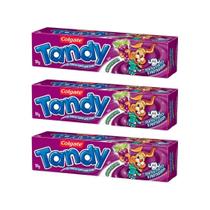 Creme Dental Tandy 50G Uva - Kit Com 3Un