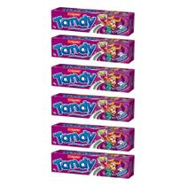 Creme Dental Tandy 50G Uva - Kit Com 6Un