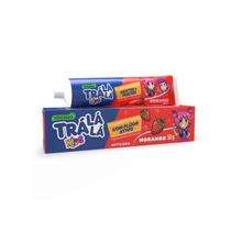 Creme Dental TRA LA LA Kids C/Fluor 50GR Morango - Phisalia