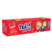 Creme Dental Trá lá lá Kids Morango 50g Creme Dental Trá lá lá Kids Morango 50g