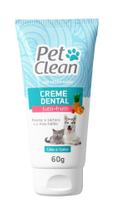Creme Dental Tutti Frutti Cães e Gatos Pet Clean 60g